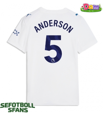 Manchester City Elliot Anderson #5 Tredje Tröja Kvinnor 2026-27 Kortärmad